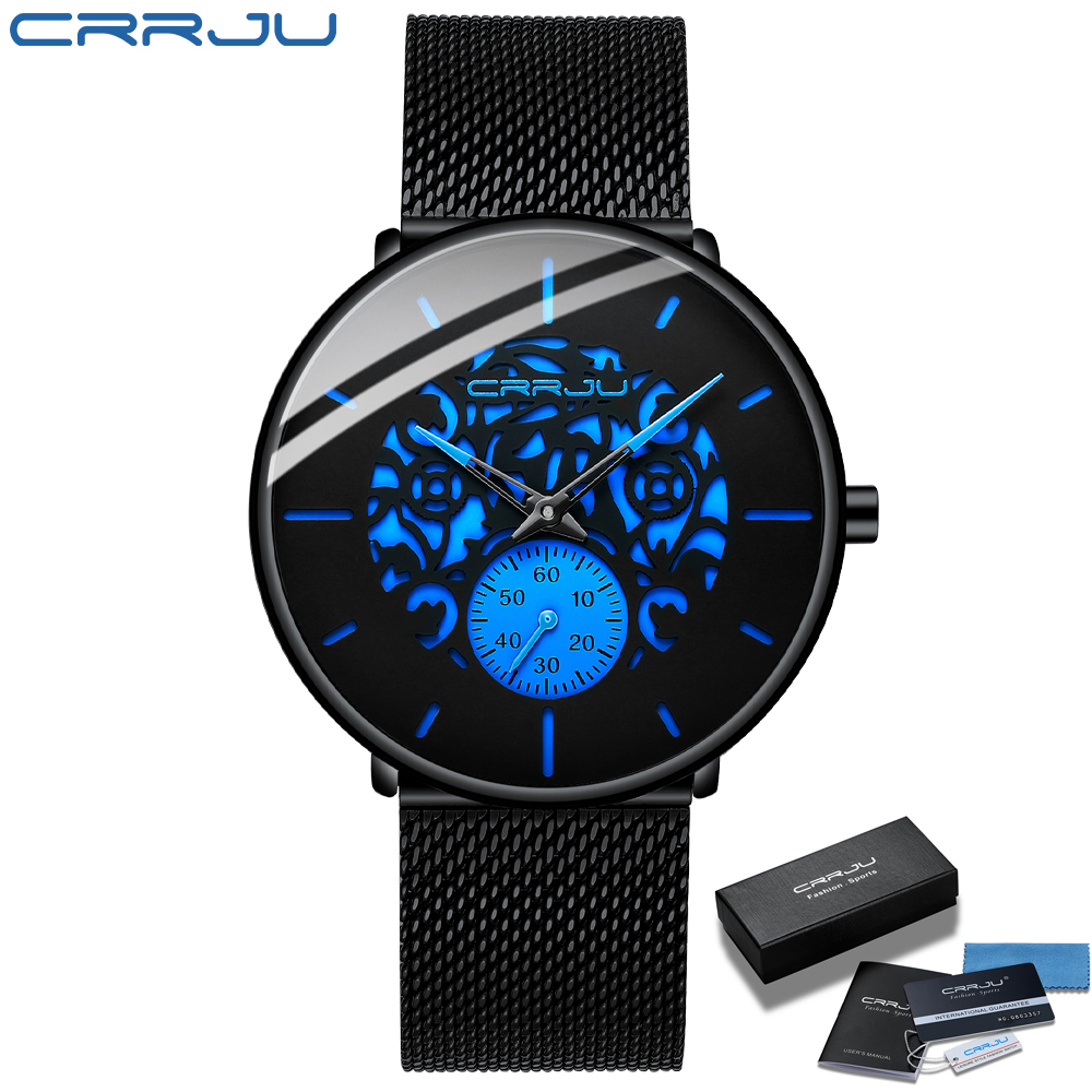 Mesh Stainless Strap - Đồng Hồ Nam Thời Trang CRRJU