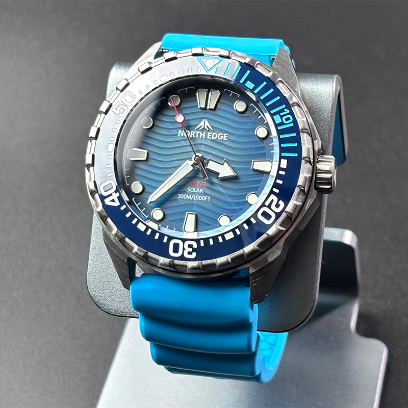 Solar Powered Watch - NORTH EDGE 2026 New TRITON Solar