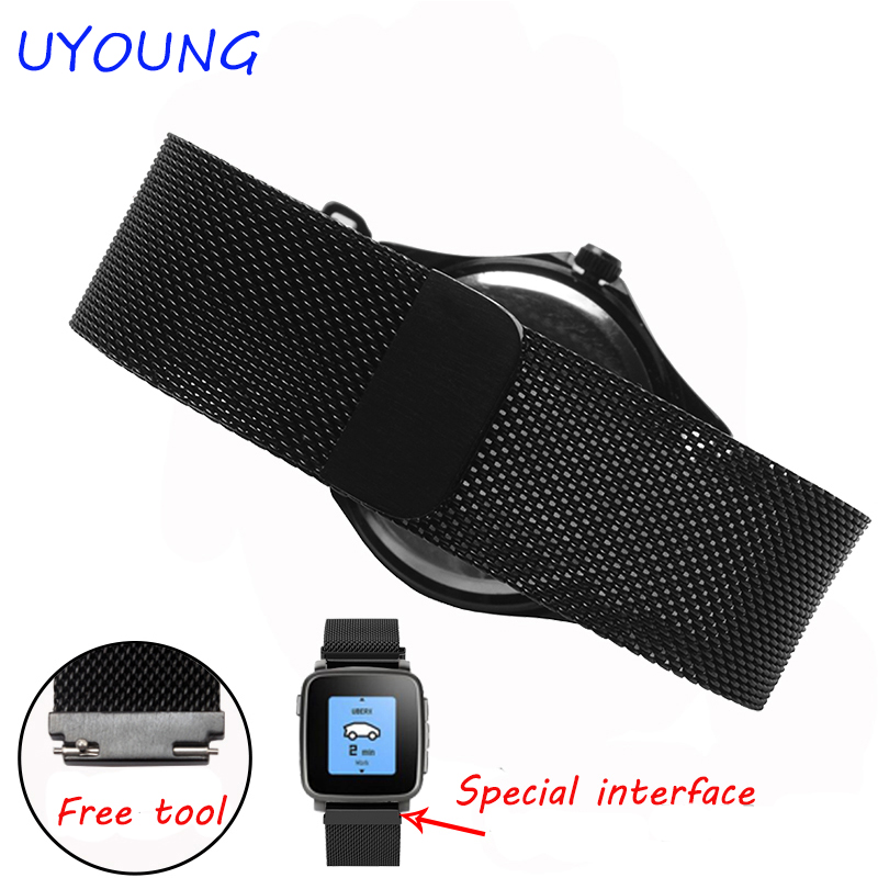 Smartwatch Pebble Watches - 22Mm Milanese Loop Dây Đeo Cho