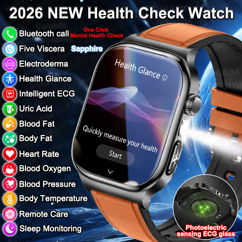 Smartwatch Health Watches For Men - 2026 New Accurate Diagnosis Smart Watch