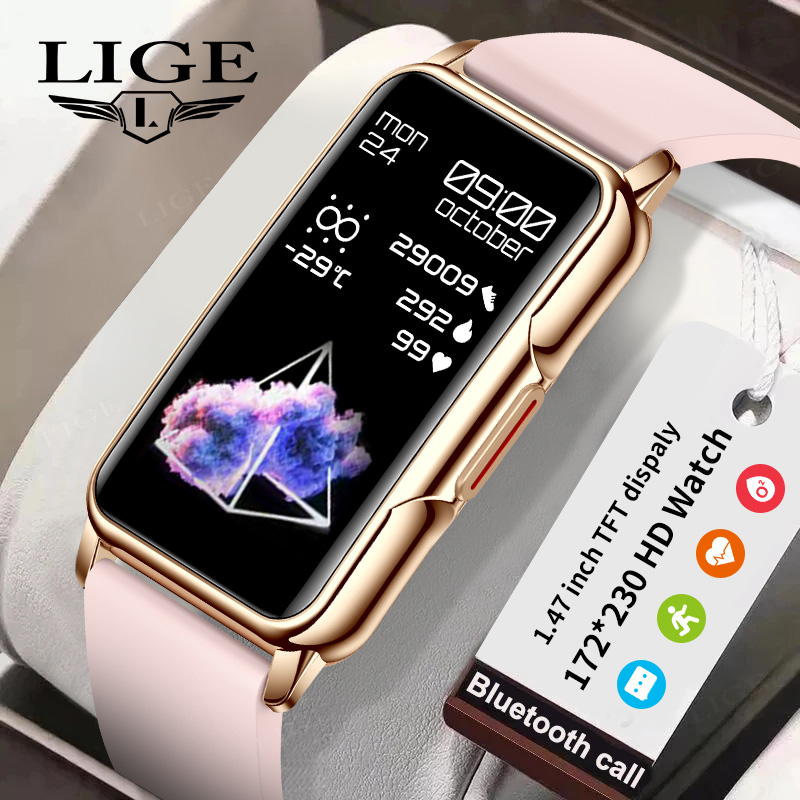 Smartwatch Ladies Watches For Women - For Android IOS Smart Bracelet Women
