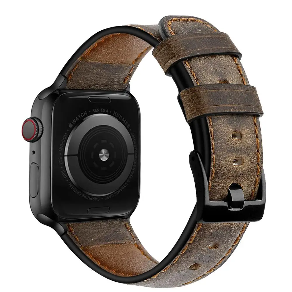 Smartwatch New Watches - Leather Strap for Apple watch band
