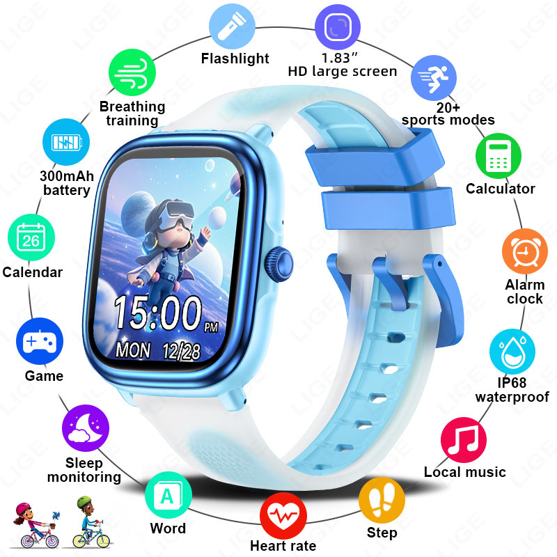 French Connection Watches Smartwatch App - LIGE Kids Girls Boys Present Smart