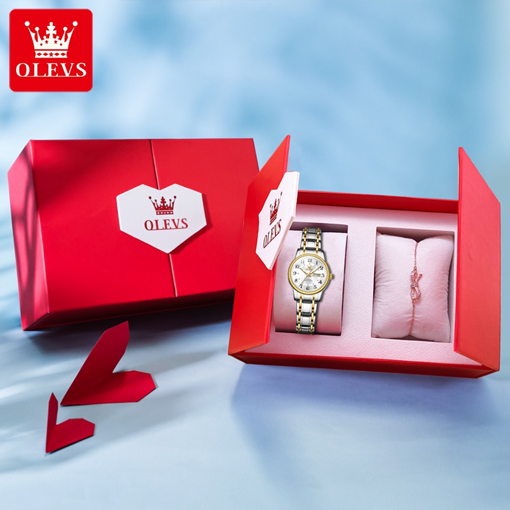 OLEVS 2891 Luxury Brand Fashio - đánh giá và giá Anti-Magnetic Watch