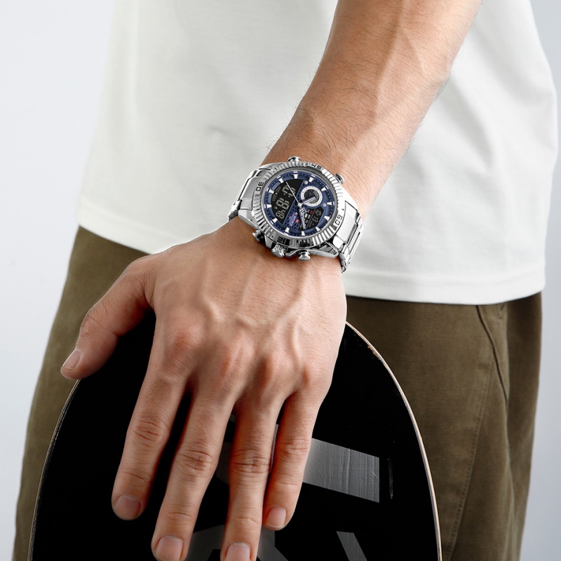 High Quality NAVIFORCE Men Dou - đánh giá và giá Smartwatch Digital Watches For Men