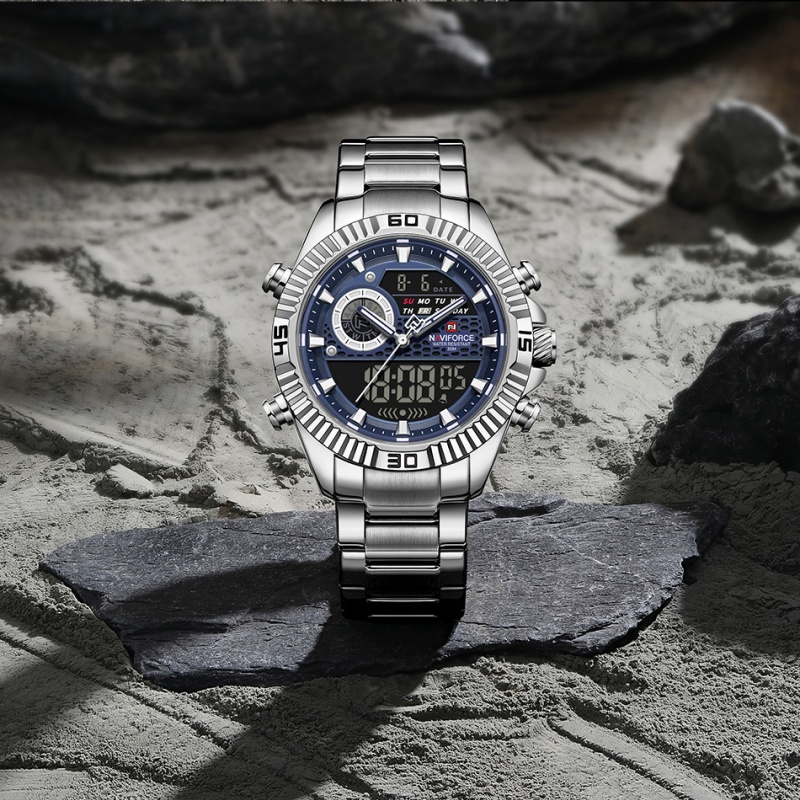 High Quality NAVIFORCE Men Dou - đánh giá và giá Smartwatch Digital Watches For Men