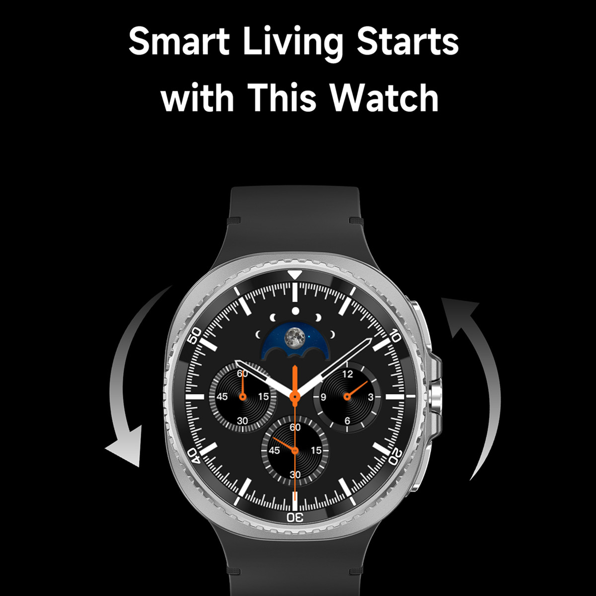 Smart Watch Man with Rotating  - đánh giá và giá Smartwatch Digital Watches For Men
