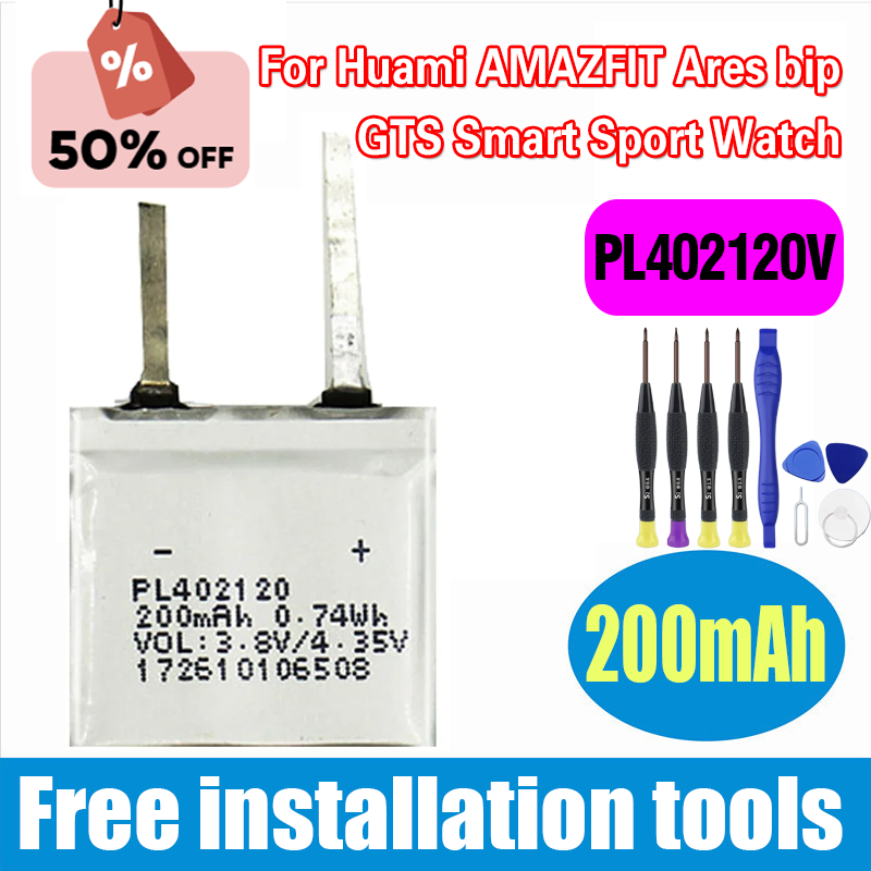 New PL402120V 200mAh Battery f - đánh giá và giá Smartwatch New Watches