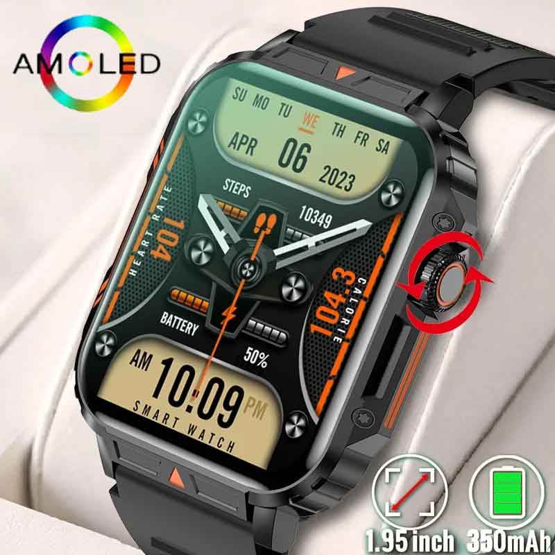 1.91 Outdoor Military Smart Wa - đánh giá và giá Smartwatch Square Watches For Men