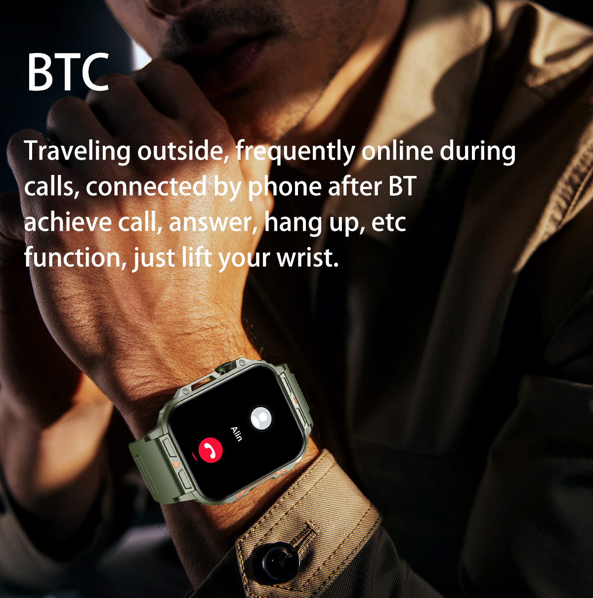 1.91 Outdoor Military Smart Wa - đánh giá và giá Smartwatch Square Watches For Men