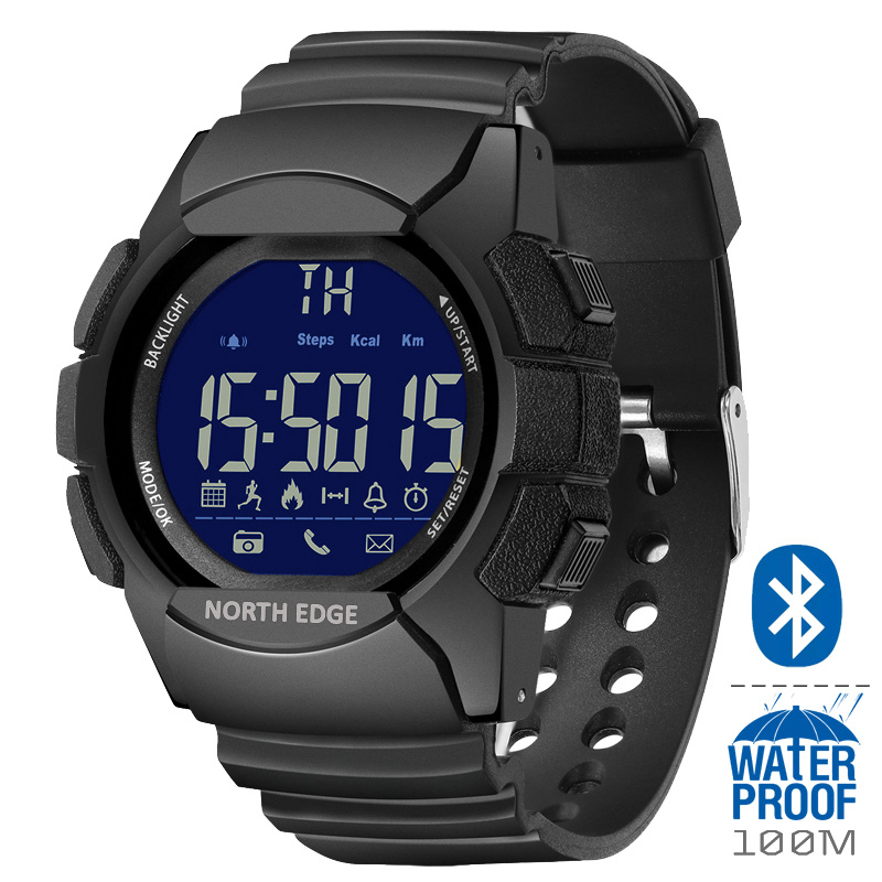 NORTH EDGE AK 100M Waterproof  - đánh giá và giá Smartwatch Digital Watches For Men