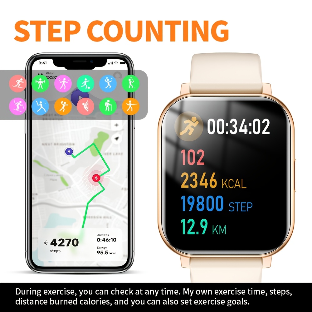 1.83-Inch HD Square Screen/Wir - đánh giá và giá Smartwatch Watches Wallpaper