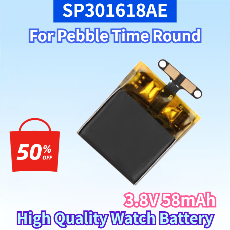 Newest SP301618AE 3.8V 58mAh L - đánh giá và giá Smartwatch Pebble Watches