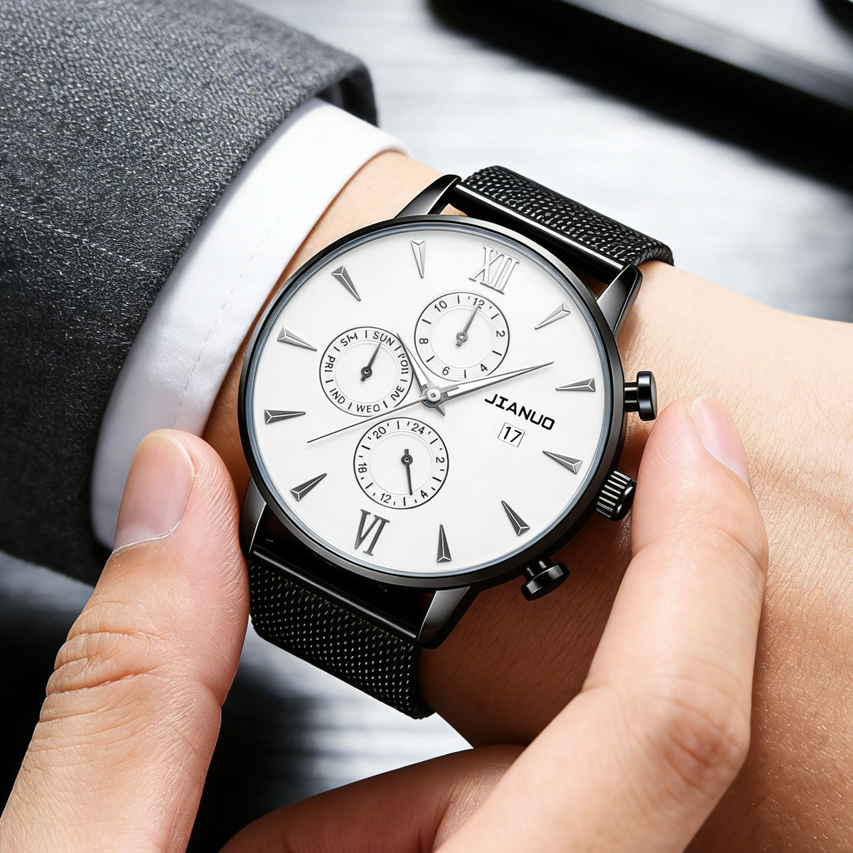 Trendy Casual Men's Milan Mesh - đánh giá và giá Mesh Stainless Strap