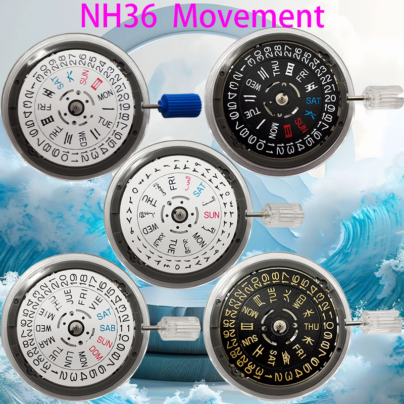 Original Black White and Gold  - đánh giá và giá Watch Crown Stem