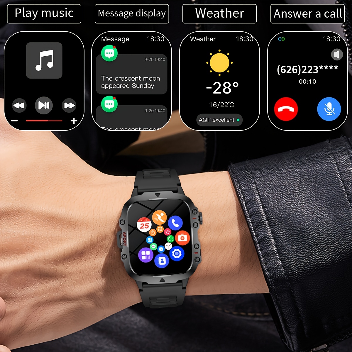 New Smart Watch, Equipped with - đánh giá và giá Smartwatch Watches Wallpaper