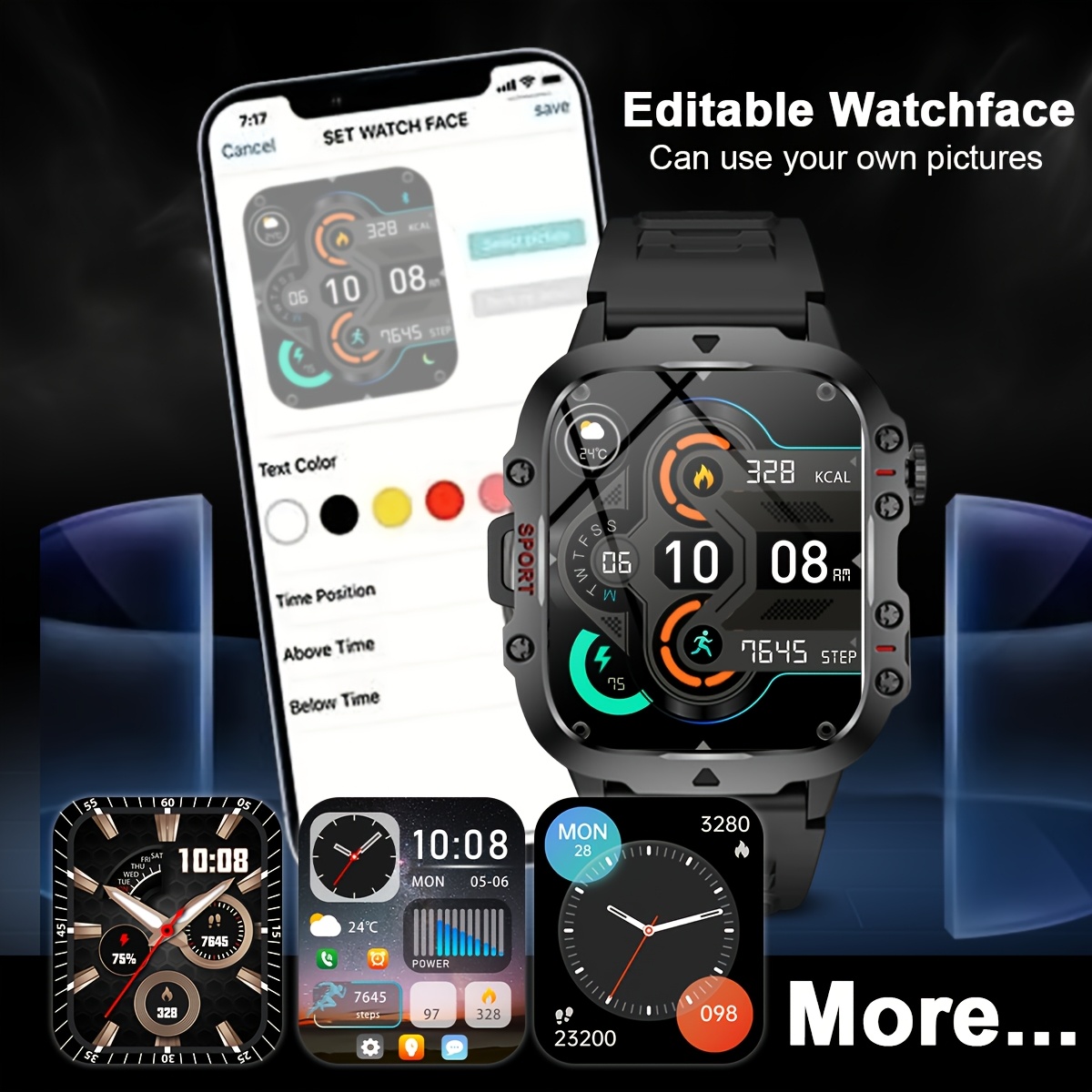 New Smart Watch, Equipped with - đánh giá và giá Smartwatch Watches Wallpaper