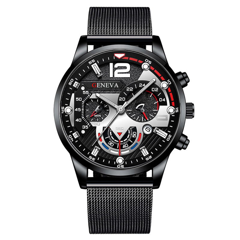 Fashion Men's Quartz Watch Ste - đánh giá và giá Mesh Stainless Strap