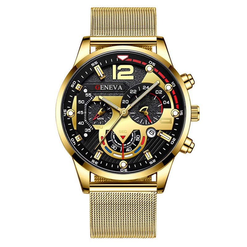Fashion Men's Quartz Watch Ste - đánh giá và giá Mesh Stainless Strap