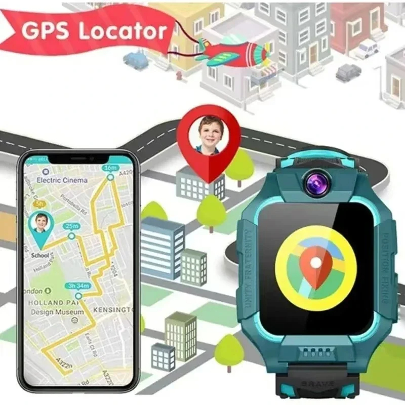 Lenovo 5G Kids Smart Watch Gif - đánh giá và giá Smartwatch Watches For Boys