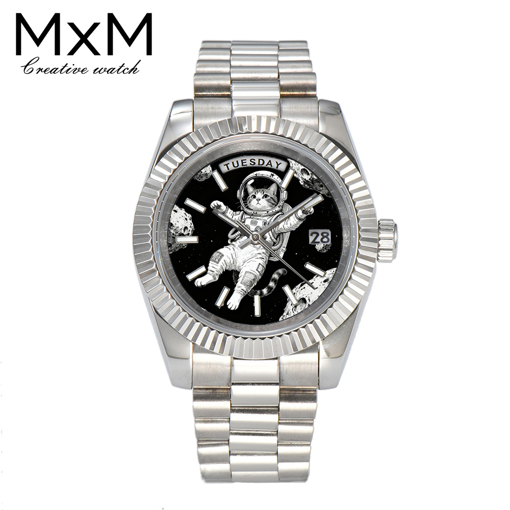 Creative men's watch 40mm/36mm - đánh giá và giá Leather Watch Strap