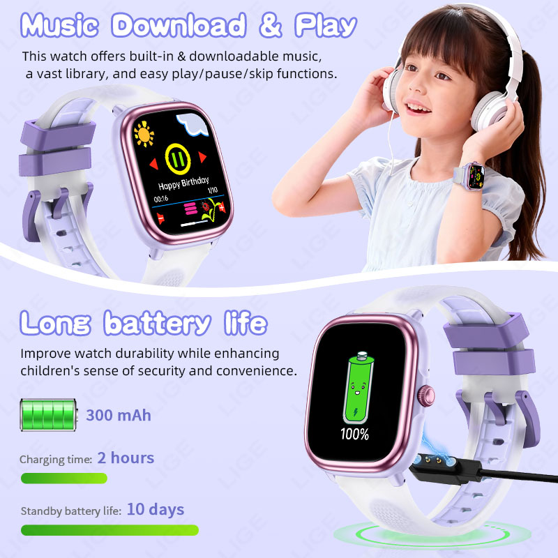 LIGE Kids Girls Boys Present S - đánh giá và giá French Connection Watches Smartwatch App