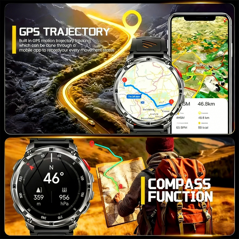 Outdoors Military Smart Watche - đánh giá và giá Smartwatch Watches Wallpaper