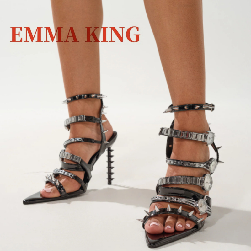 Silver Watch Sandals Open Poin - đánh giá và giá Leather Watch Strap
