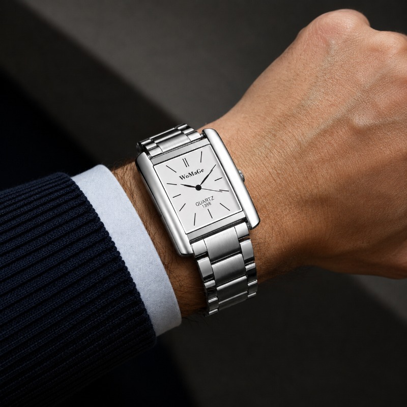 Business Men Watch Fashion Squ - đánh giá và giá Smartwatch Square Watches For Men