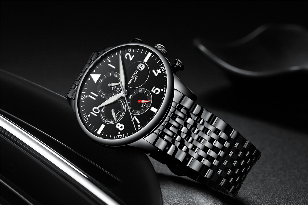 NIBOSI Fashion Mens Watches To - đánh giá và giá Anti-Magnetic Watch