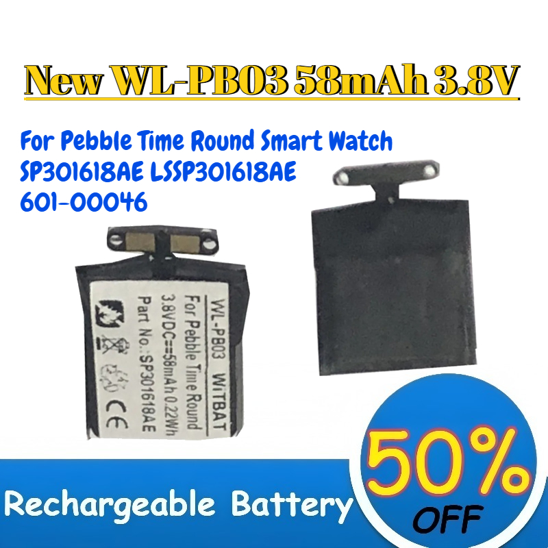 High-Quality New WL-PB03 58mAh - đánh giá và giá Smartwatch Pebble Watches
