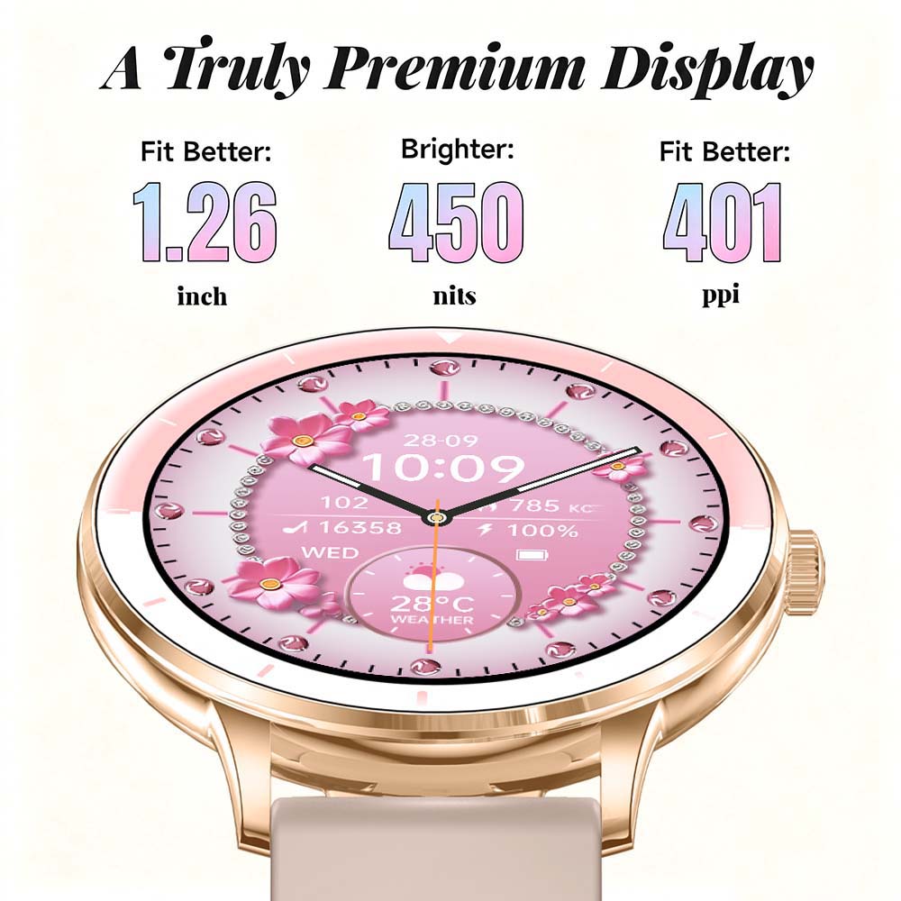 Women Smart Watch 1.26 Inch HD - đánh giá và giá Smartwatch Ladies Watches For Women