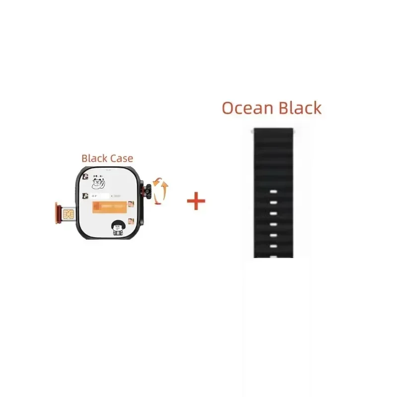 CDS9 New Android Smartwatch 4G - đánh giá và giá Smartwatch Square Watches For Men