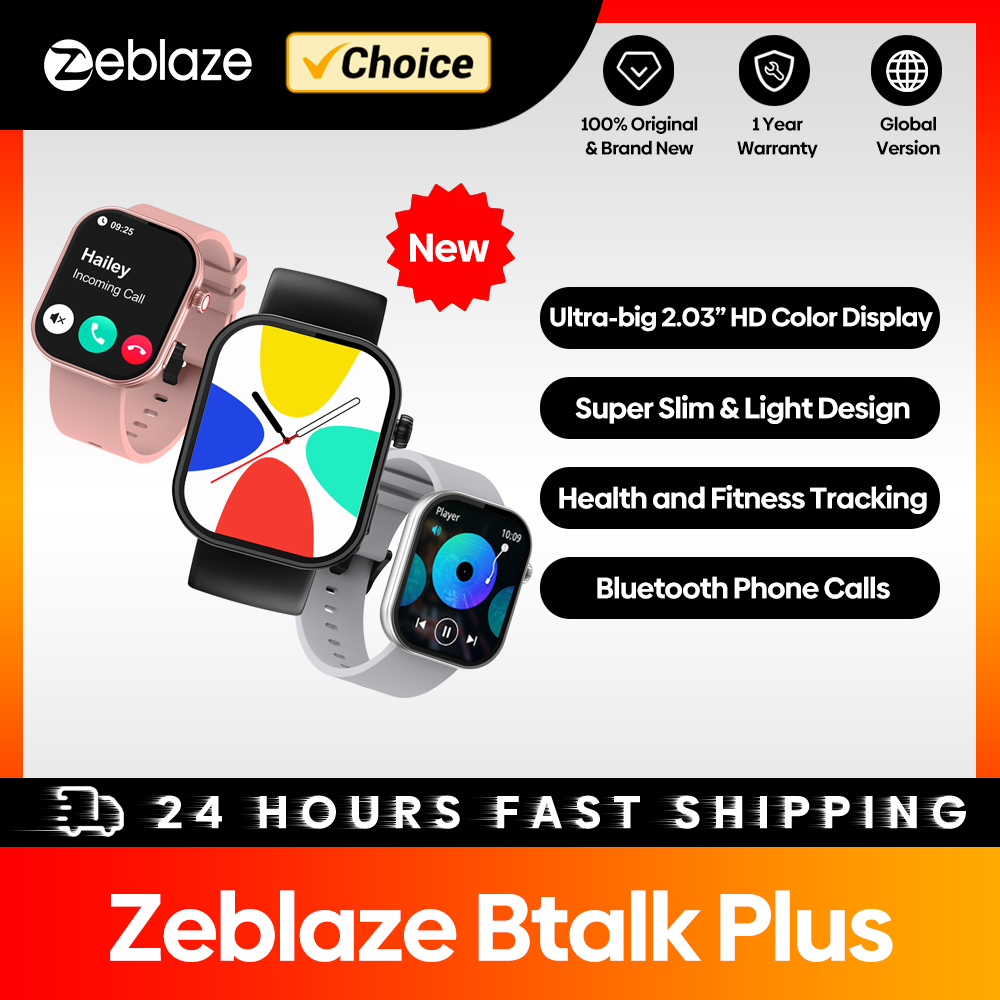 New Zeblaze Btalk Plus Voice C - đánh giá và giá Smartwatch Health Watches For Men
