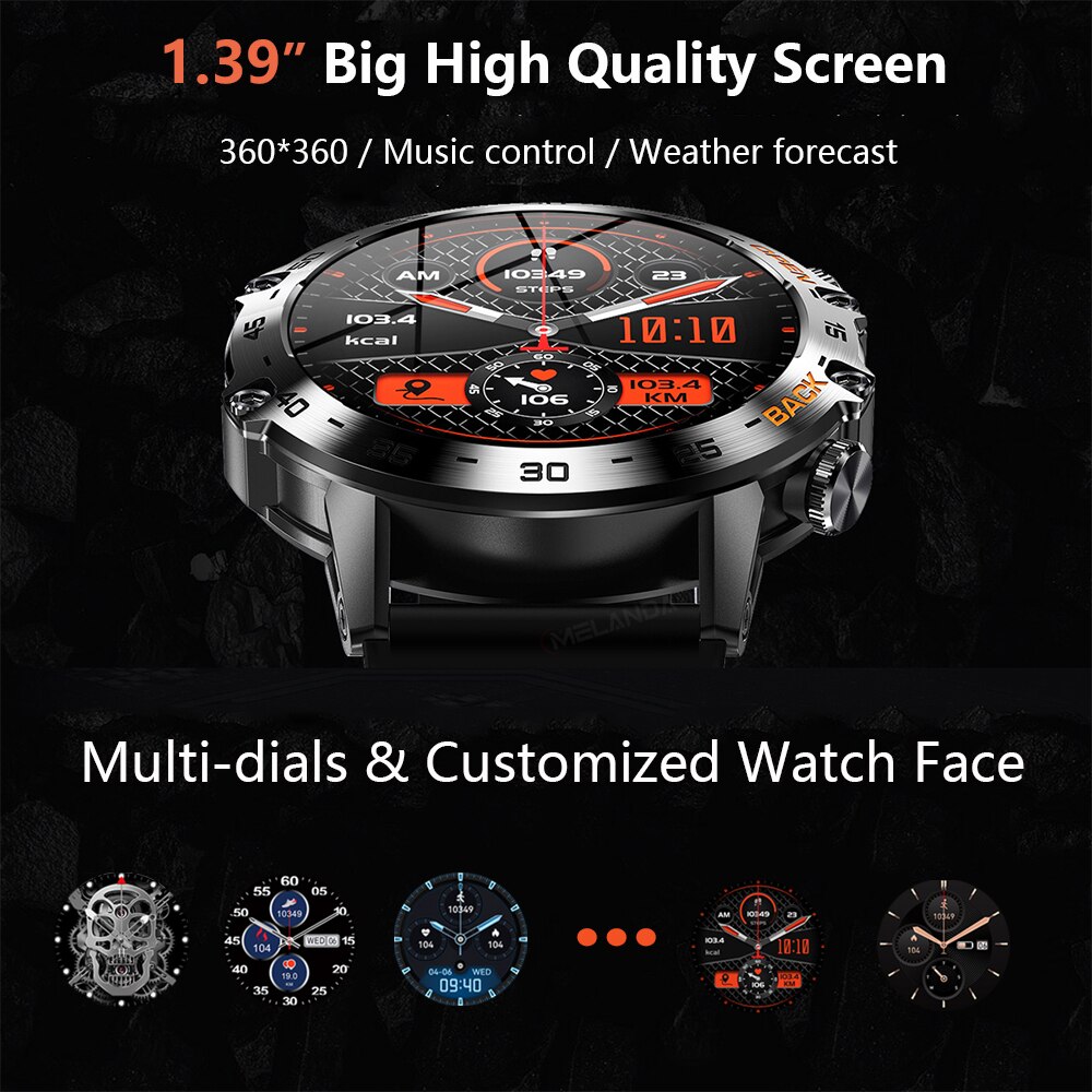 MEVADEN Steel 1.39 inch Men Lu - đánh giá và giá Smartwatch Health Watches For Men