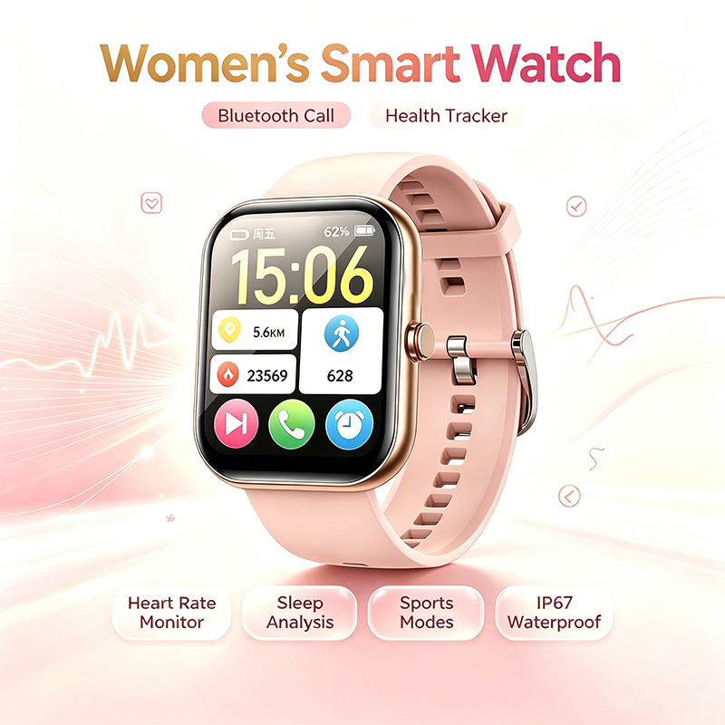 Women Smart Watch BT Call Hear - đánh giá và giá Smartwatch Ladies Watches For Women