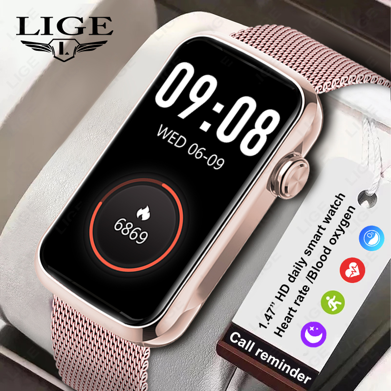 LIGE 1.47'' Smart Watch Women  - đánh giá và giá Smartwatch Ladies Watches For Women