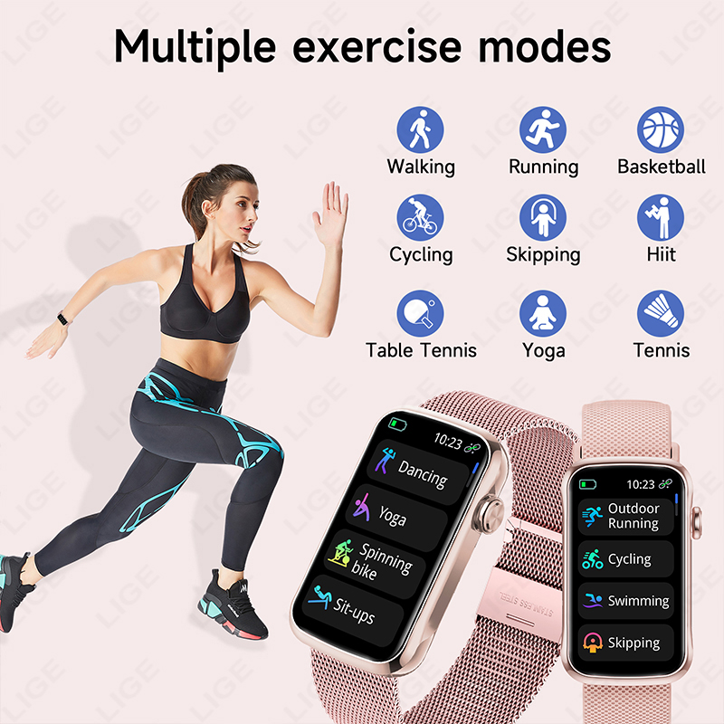 LIGE 1.47'' Smart Watch Women  - đánh giá và giá Smartwatch Ladies Watches For Women