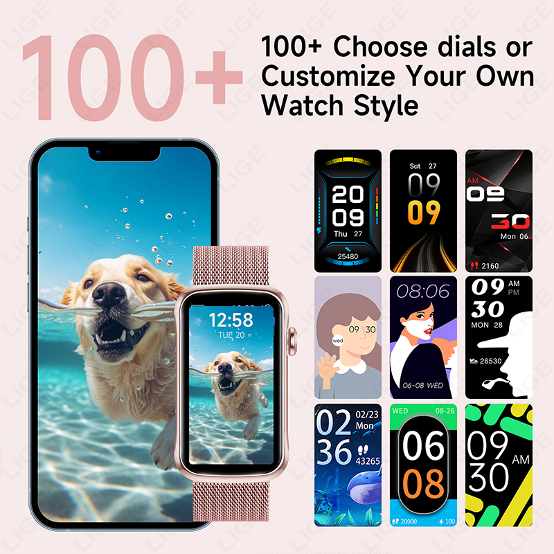 LIGE 1.47'' Smart Watch Women  - đánh giá và giá Smartwatch Ladies Watches For Women
