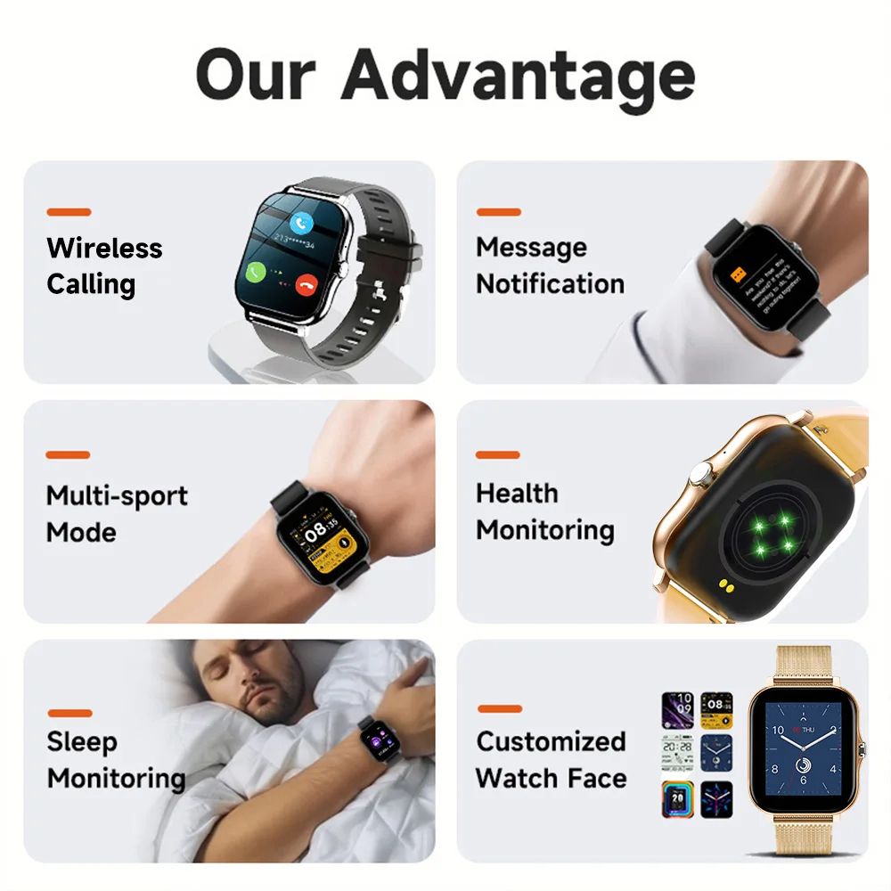 Smart Watch For Android IOS Wa - đánh giá và giá Smartwatch Sports Watches For Women