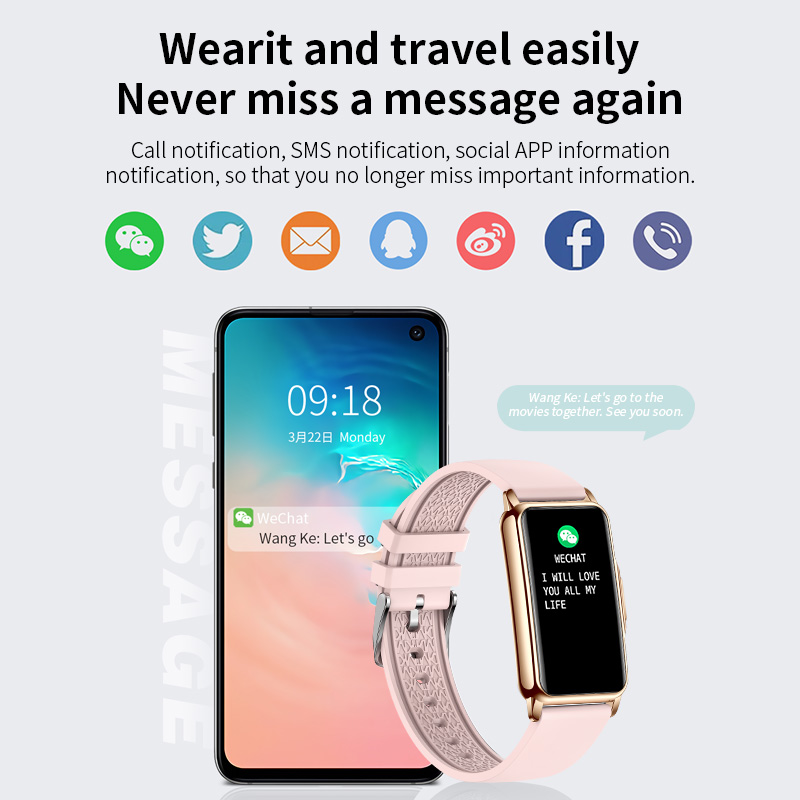 For Android IOS Smart Bracelet - đánh giá và giá Smartwatch Ladies Watches For Women