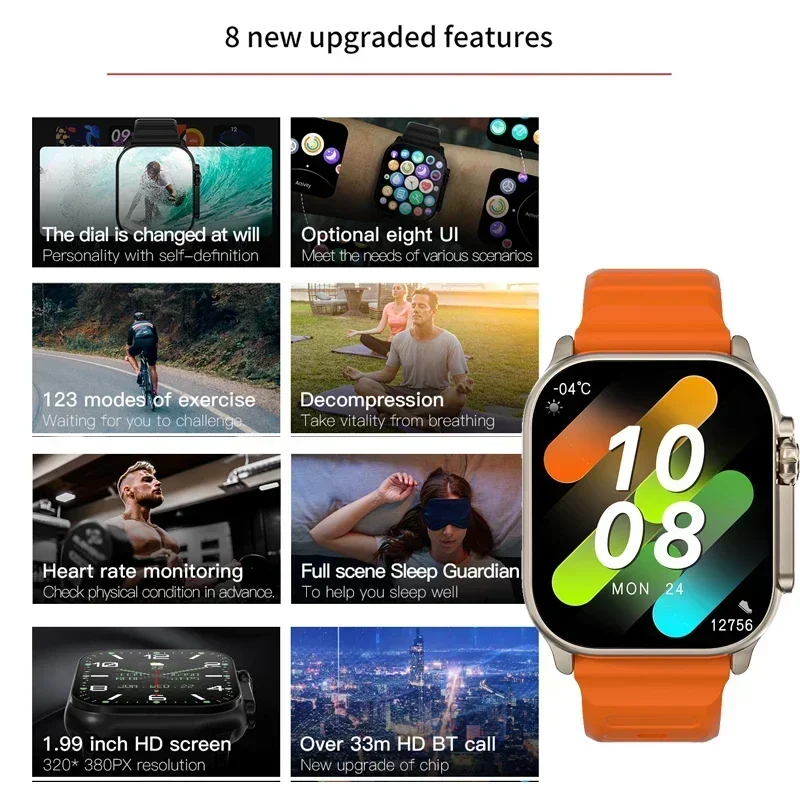 New Series 9 Watch PK HK8 PRO  - đánh giá và giá Smartwatch Watches Price