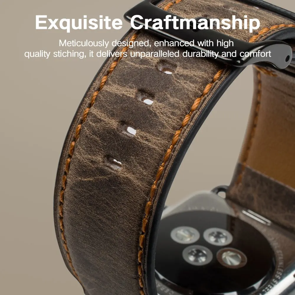 Leather Strap for Apple watch  - đánh giá và giá Smartwatch New Watches