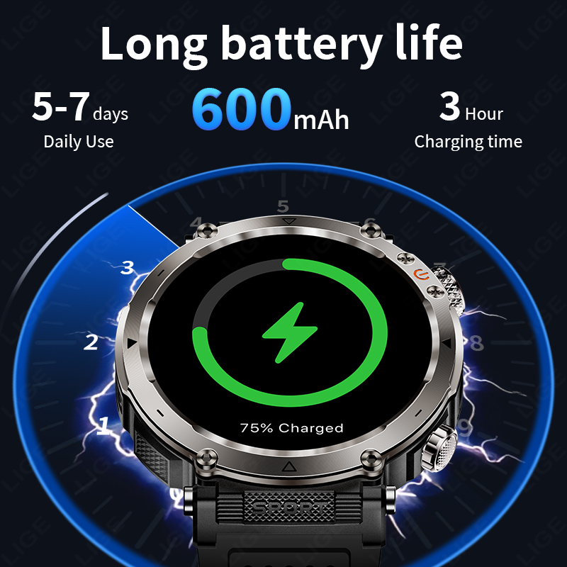 New Military Outdoor Smartwatc - đánh giá và giá Smartwatch New Watches