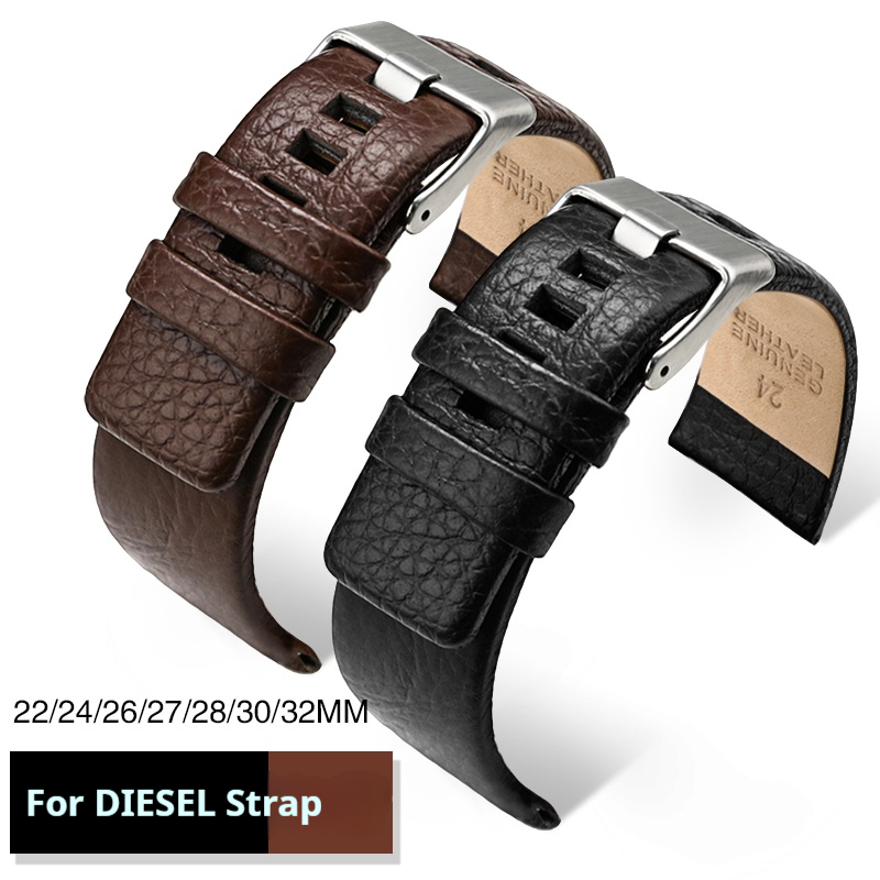 Genuine Leather Strap for Dies - đánh giá và giá Diesel Watches Smartwatch