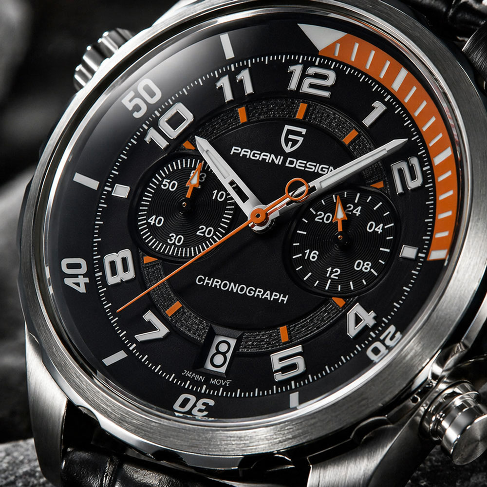 PAGANI DESIGN Classic Leather  - đánh giá và giá Anti-Magnetic Watch