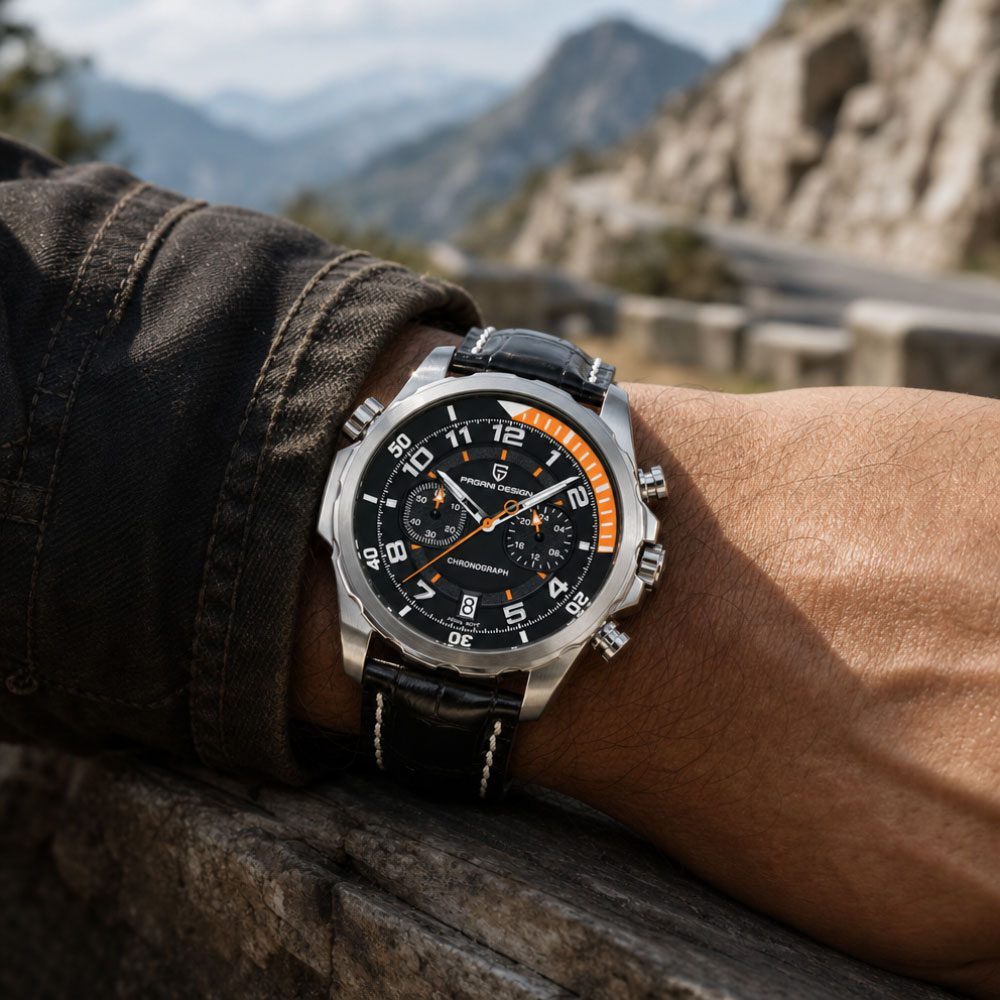 PAGANI DESIGN Classic Leather  - đánh giá và giá Anti-Magnetic Watch