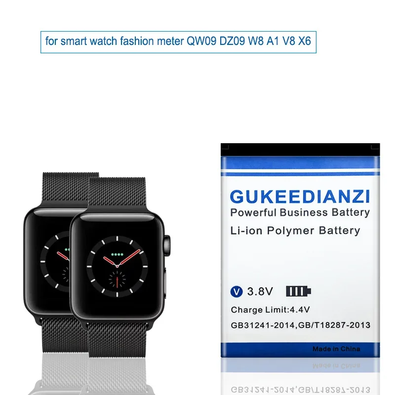 630mAh LQ-S1 Watch Battery For - đánh giá và giá Watch V8
