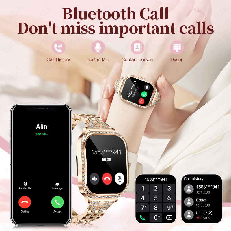 LIGE Smart Watch Women Waterpr - đánh giá và giá Smartwatch Ladies Watches For Women