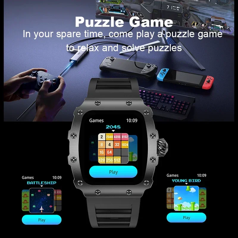New Trend Smart Watch 1.76 inc - đánh giá và giá Smartwatch Square Watches For Men